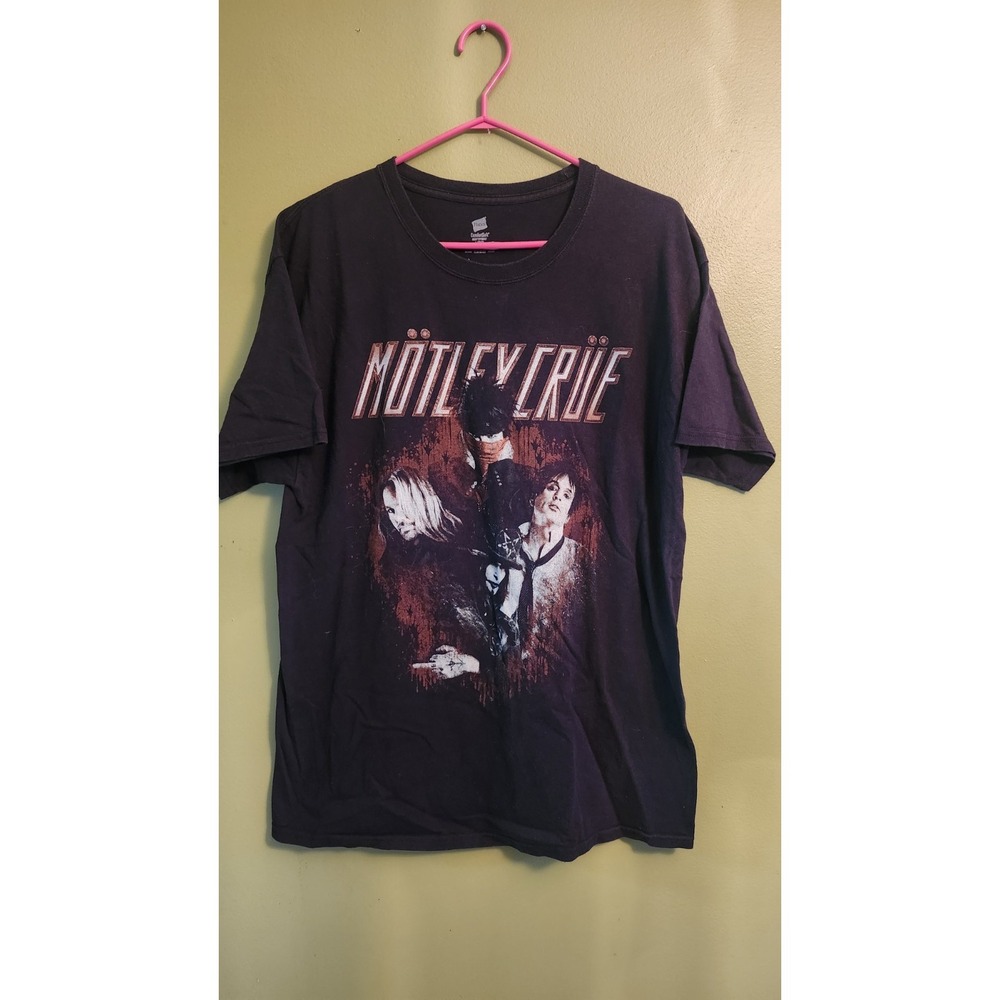 Motley Crue " 2013 North American Tour"  Men's Graphic T-shirt Large‎ Rock Band